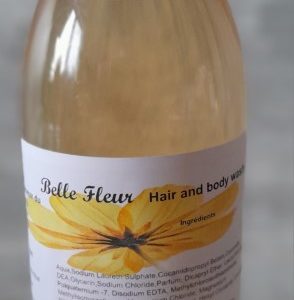 belle fleur hair and body wash
