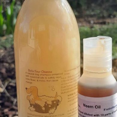 Belle Chienne 250ml dog shampoo plus Neem Oil